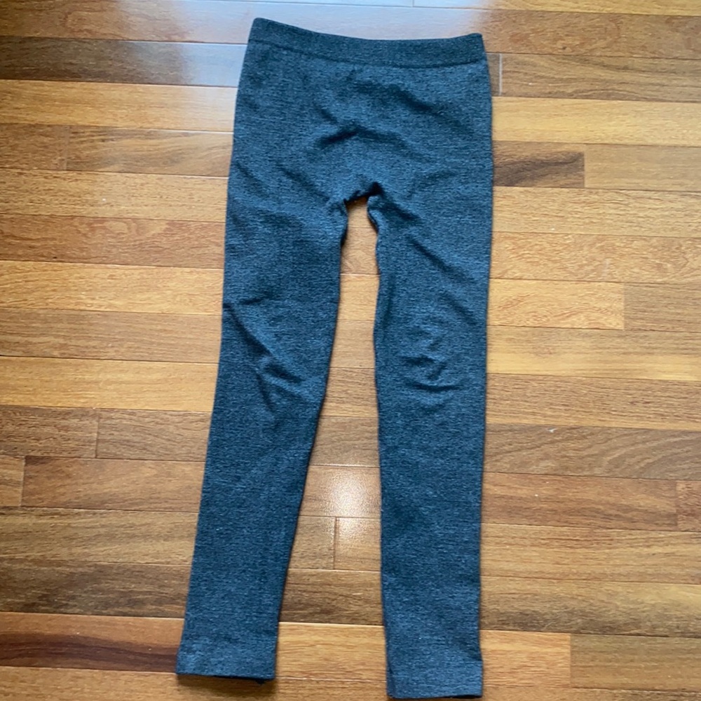 Pony Tails, thick gray lined leggings